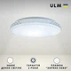 LED світильник 16W накладний ULM R04-S-230-16-P1 круглий білий кришталь - зображення 1