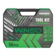 Профессиональный набор инструментов в кейсе Winso Pro 1/2", 1/4" 72Т, CR-V, 56ед. 924056 - изображение 4