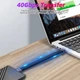Перехідник кабель USB Type-C M/M (USB 4.0, 40Gbps, PD100W, 4K) E-Mark Chip Metal T3, 13 см (48785) - зображення 7