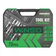 Профессиональный набор инструментов в кейсе Winso Pro 1/2", 1/4" 72 T, CR-V, 73 ед. 924073 - изображение 4