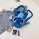 Плюшевый рюкзак-игрушка Стич 30 см синий (IY0034) - изображение 7