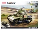 Конструктор блочный Sluban Танк M14/41 463 детали 2 фигурки M38-B0711 - изображение 1