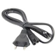Сетевой кабель питания IEC C7 to 2pin для принтера AV-техники зарядок 1.5м Black (285538) - изображение 1