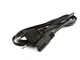 Сетевой кабель питания IEC C7 to 2pin для принтера AV-техники зарядок 1.5м Black (285538) - изображение 2