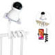 Видеоняня Baby Monitor цифровая WiFi с 5 дюймовым HD экраном+гибкий держатель, камера 1080Р, 4-кратный зум, с датчиком звука, движения, ночное видение + термометр, радионяня, няня - изображение 4