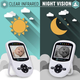 Видеоняня Baby Monitor SM-24+гибкий держатель, беспроводная радионяня с портативным дисплеем и измерением температуры Поворотная радионяня с энергосберегающим режимом - изображение 12