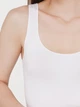 Майка нательная женская Giulia Tank L/XL Белая (4823116912083) - изображение 4