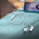Навушники HOCO Delighted METAL universal earphones with microphone M98 Grey - зображення 9