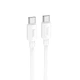 Кабель Hoco Type-C to Type-C Hyper fast charging data cable X96 |1m, 60W/3A| black - зображення 8