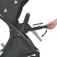 Дитяча прогулянкова коляска EL CAMINO ME 1078 VERSA Clover Black , коляска-книжка всесезонна чорна - зображення 8