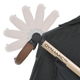 Детская прогулочная коляска EL CAMINO DYNAMIC PRO Special Black ME 1053G-2 , коляска-книжка всесезонная ЧЕРНАЯ - изображение 7