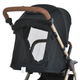 Детская прогулочная коляска EL CAMINO DYNAMIC PRO Special Black ME 1053G-2 , коляска-книжка всесезонная ЧЕРНАЯ - изображение 10