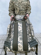 Тактический военный рюкзак 110л Cordura 1200D водонепроницаемый с системой MOLLE Пиксель - изображение 5