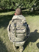 Тактический военный рюкзак 110л Cordura 1200D водонепроницаемый с системой MOLLE Пиксель - изображение 8