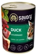 Полнорационный влажный корм для кошек с уткой Savory 400 г - изображение 1