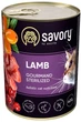 Влажный корм для стерилизованных котов с ягненком Savory 400 г - изображение 1