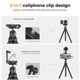 Універсальний гнучкий штатив для камери, смартфона K&F Concept MS-01 з кульовою головою та пультом дистанційного керування (KF09.129) - зображення 2