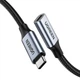 Кабель UGREEN US372 USB-C to USB-C 3.1 Gen2 100W 5A 10Gbps 4K@60Hz 0.5m Black (80810) - изображение 2