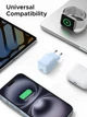 Сетевое зарядное устройство UGREEN X512 USB-C 20W PD3.0 QC4.0 GaN Fast Charger Blue (55555) - изображение 9