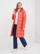 Пуховик зимний длинный женский Jack Wolfskin Crystal Palace Coat 1204131_2571 XL Кораллово-красный (4060477921600) - изображение 3