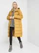 Пуховик зимний длинный женский Jack Wolfskin Crystal Palace Coat 1204131_5205 XS Янтарный (4060477921679) - изображение 3