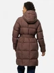 Пуховик зимний женский Jack Wolfskin Frozen Lake Coat W 1206132_5165 M Коричневый (4064993904239) - изображение 2