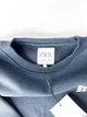 Кофта світшот ZARA 122 см чорно-білий артикул Л792 - зображення 2