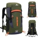 Рюкзак Weikani 50 л туристичний, похідний, трекінговий Dark Green (темно зелений) - зображення 4