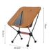 Стул складной ультралегкий Naturehike Stellaluna L01 CNK2350JJ017, оранжевый (6976507669832) - изображение 5