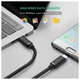 Кабель USB 2.0 Type-C M-M, 2 м, (18W) Чорний, Cable Nickel Plating US286 UGREEN - зображення 3