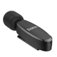 Мікрофон HOCO Lightning Crystal lavalier wireless digital microphone L15, 2.4G black - зображення 2