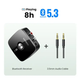 Bluetooth-адаптер Ugreen CM123 Bluetooth 5.3 HiFi аудио AUX приемник 2RCA 3.5 mm Аккумулятор 8ч (30445) - изображение 8