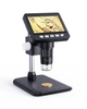 Цифровой микроскоп Gaosuo M700 с 4,3" LCD дисплеем и подсветкой аккумуляторный увеличение до 1000X 1080P Black - изображение 1