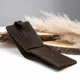 Мужское портмоне из натуральной кожи в деревянной коробке, Brown, Malina Leather - изображение 7