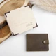 Мужское портмоне из натуральной кожи в деревянной коробке, Walnut, Malina Leather - изображение 1