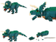 Klocki Nanoblock deluxe triceratops 930 elementów (4972825223857) - obraz 4