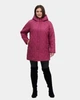 Весенняя куртка женская большого размера UF-fashion LDR-72 64 бордовый - изображение 1