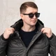 Чоловіча демісезонна куртка великого розміру UF-Fashion 65-CKF 60 графітовий - зображення 7