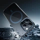 Чехол прозрачный с магнитом HOCO для iPhone 16 Pro Vip magnetic protective case Magsafe Черный - изображение 4