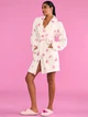Халат Victoria's Secret Short Cozy Robe M\L Білий (26986775) - изображение 1