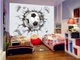 3D Фото Обои PHOTODECOR "Футбольный мяч в стене" 1 кв.м. - изображение 3