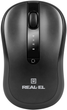 Мышь Real-El RM-450W Wireless/Bluetooth/USB Black (EL123200046) - изображение 1