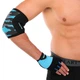 Налокітники для жиму захисний LivePro Elbow Support розмір L комплектація 1шт Black-Blue - зображення 1