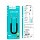 Кабель Hoco UPA31 audio cable AUX Jack 3.5 to Jack 3.5 3М пружина Чорний - изображение 2
