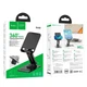 Настольная подставка для смартфона, планшета Hoco Fun dual axis 360 rotating tablet desktop holder PH48 Black - изображение 6