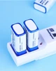Батарейка акумуляторна Doublepow 6F22 крона Ni-Mh 9V 280 mАh - изображение 7