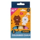 Мел Yes цветные Line Friends 3 шт JUMBO (400491) - изображение 1