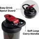 Шейкер SmartShake Revive Rock Band Collection Ozzy Osbourne Черно-красный 750 миллилитров - изображение 2