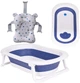 Ванночка для младенцев EcoToys Care Blue с матрасиком (HA-B27 BLUE) - изображение 1