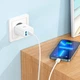 Сетевое зарядное устройство HOCO C105A Stage dual port PD20W+QC3.0 charger White (6931474782946) - изображение 7